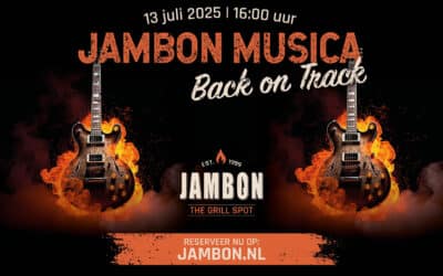 Zondag 13 juli | Jambon Musica is terug met Back on Track